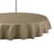 Stone Tonal Lattice Print Outdoor Tablecloth With Zipper 60" Round